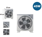 Ventilador Electrico sobre mesa con temporizador, antirruido, eléctrico, para mesa, suelo, 3 velocidades, 220-240V, frecuencia 50hz - Kmt Style