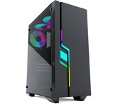 GEMBIRD Caja PC FORNAX 2000 RGB LED Strip RGB Rear Fan con Ajuste DE Color