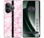 Tumundosmartphone Funda Silicona para Realme GT 6 / GT 6T 5G diseño Mármol 04 Dibujos