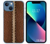 Funda Silicona compatible con iPhone 13 Mini (5.4) diseño Cuero 01 Dibujos
