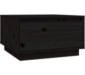 vidaXL Mesa de centro de madera maciza de pino 55x56x32 cm Marrón, Blanco, Gris Mesita de Salón o Comedor o Auxiliar Mesa de Café Meuble Salón