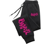 Bratz Pink Letter Print Casual Versatile Women Pants Fashion Trendy Hip Hop Trousers With Drawstring Pockets Sweatpants Female