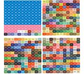 24/30/60 Bottles Diamond Painting Container Case With Number Stickers Labels Stickers Beads Storage Box Organizer Tools