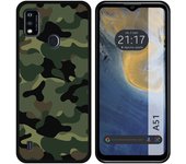 Funda Silicona para ZTE Blade A51 diseño Camuflaje Dibujos