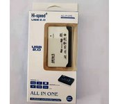 Mini Memory Cardreader All in One Card Reader USB 2.0 480Mbps Card Reader TF MS M2 XD CF Micro SD Carder Reader