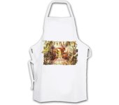 MERCHANDMANIA DELANTAL la leyenda del heroe verde saga videojuego diosa princesa espada cocina kitchen apron
