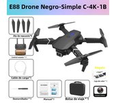 KBDFA E88Pro Drone Profesional 4K HD Dual Camera 3000 Meter Remote Control Distance Helicopter Foldable WIFI FPV Quadcopter Dron