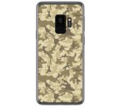 Tumundosmartphone Funda Gel Tpu para Samsung Galaxy S9 Diseño Sand Camuflaje Dibujos