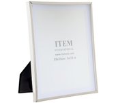 Marco Foto 20X25 Metal Cristal 25X2X30 Plateado El mejor complemento para tu hogar  -Fijalo-