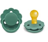 0-36 months macaron color baby silicone pacifier + pacifier chain, food grade material children's chewing fun