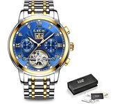 LIGE Men Mechanical Watches Fashion Top Brand Luxury Business Automatic Watch Man Casual Waterproof Wristwatch Relogio Masculino
