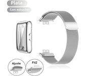 Metal Strap For Huawei Watch Fit/Fit 2 Band With TPU Case TPU Screen Protector Huawei Bracelet Magnetic Loop Milanese Watchband
