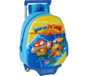 Safta - Mochila 3D Superzings con Carro Incluido Diseño Exclusivo - Mochila + Carro 3D Superzings Diseño Ergonómico