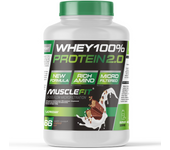 WHEY 100% Protein 2kg - MuscleFit │MUSCLECULT  Creación de Músculo