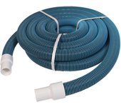 Manguera flexible para piscina de 38 mm y 7,5 m con Conexión para Skimmer, aspirador y filtro. Resistente al cloro UV y los rayos.
