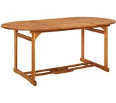 Mesa de Jardín 180x90x75 cm Madera maciza de Acacia
