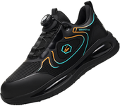 Zapatos de sebridone con amortiguación de aire para hombre, zapatillas de trabajo antivolpes E Indestructibles, de Malla transpumble, BOTAS protectoras
