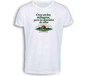 MERCHANDMANIA CAMISETA TACTO ALGODÓN frase motivadora ejercicio gimnasio milagro deporte cotton touch tshirt