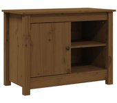 vidaXL Mueble de TV de madera maciza de pino 70x36,5x52 cm, Mueble de Salon, Mueble TV, Mueble TV salon, Mesa de TV, Mueble tele