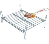 Algon - Parrilla Barbacoa Doble Zincada 30x35 cm - Resistente y Duradera