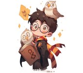 Harry Potter Cartoon Offers Pattern Drawing Hogwarts School Printed Stitch Art Mosaic 5d Diamond Painting Children Adult Gift