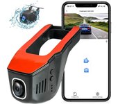 Front and rear dual recording hidden 4K 2160P WiFi car DVR tachograph HD 1080P 24H parking monitoring APP control car tachograph