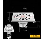 Stainless Steel Floor Drains Anti-odor Drainer Shower Strainer Cover Washing Machine Ground Leakage Kitchen Bathroom Hardware