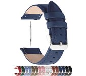 14mm 16mm 18mm 20mm Watchband 22mm Watch Band 24mm Leather Watch Strap Fits Amazfit Garmin Huawei Samsung Quick Release Armband