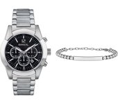 BREIL Colección CHRISTMAS BOX, Pulsera Hombre en Acero, Ideas de Regalos para Hombre
