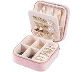 Estuche de Viaje para Joyas - Organizador de Almacenamiento de Joyas, el Mejor Regalo para Mujeres - Pequeño y Portátil