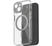 Funda transparente/Silver  iGlaze para iPhone 15 con magsafe/protector lente Moshi