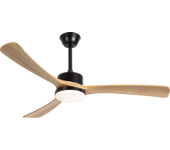Ibelán - Ventilador de techo de palas Madera DC