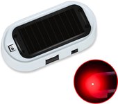Car Fake Security Light Solar Powered Simulated Dummy Alarm Wireless Warning Anti-Theft Caution Lamp LED Flashing Imitation