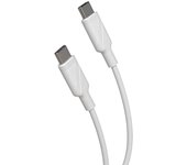 Muvit for change cable tipo c a tipo c 3a 1.2m blanco