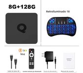 Q1 Android14 8K HD Smart TV Box Allwinner H313 128G Dual Wifi 2.4G&5G Set Top Box BT 5.2Media Player with Google Voice Assistant