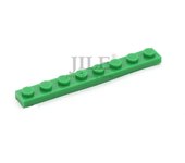 50pcs Moc Tiles Plate 1x8 3460 Short Piece DIY Enlighten Building Block Bricks Compatible with Assembles Particles Toys