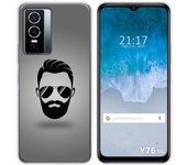 Funda Silicona para Vivo Y76 5G diseño Barba Dibujos