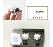 2Pcs Bulldog Car Perfume  Fragrance Diffuser air fresheners with Magnet Clip Auto Vents Scent Parfume Gift Box Car Decor