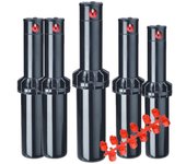 K RAIN Pack 5 Aspersor de Riego KRain RPS75 3/4'' | Alcance 6,7 a 15,5 m | Aspersor ajustable profesional