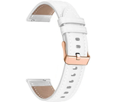 Leather Smart Watch Strap For HUAWEI WATCH GT 4 41mm/Garmin Venu 3S/Venu 2S Wristbands Rose Gold Buckle 18mm Bracelet Wristband