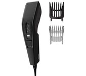 Philips Cortapelos Serie 3000, elemento de corte ancho de 41mm, cuchillas de acero inoxidables, peine ajustable con 13 ajustes de 2mm desde 0,5 a 23mm, cuchillas lavables, uso con cable, con peine para barba (HC3510/15)