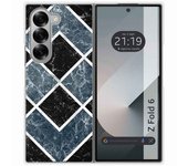 Tumundosmartphone Funda Carcasa Dura para Samsung Galaxy Z Fold 6 5G diseño Mármol 06 Dibujos