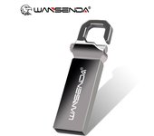WANSENDA Waterproof USB Flash Drive Metal Pendrive 8GB 16GB 32GB 64GB 128GB Portable USB2.0 Memory Stick Flashdisk
