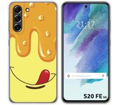 Funda Silicona para Samsung Galaxy S21 FE 5G diseño Helado Vainilla Dibujos