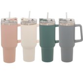 Festëën® Botella Térmica con Pajita y Asa 1,5L de Acero 304 – 6 Horas en Frío – 3 Horas en Caliente – Botella Agua Acero Inoxidable, Sin BPA - Festeen · ¡Fiestas sin Freno!