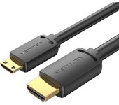 Vention cable hdmi 2.0 4k hdmi macho a mini hdmi macho - 1m - color negro
