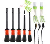 26/Pcs Detail Brush Drill Brushes Set For Car Wheel Rim Clean Detailing Brush For Car Air Vent Carpet Brushes Car Cleaning Tools