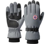 Guantes de nieve para esquí de invierno para hombres, mujeres y jóvenes, guantes cálidos impermeables para clima frío con pantalla táctil |