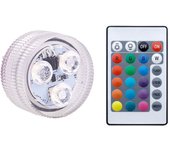 Luz Submarina LED De 3 Colores RGB IP68 Impermeable Para Piscina Y Pila Vaso Accesorios De Jardín Luz Submersible Exterior 16 Colores
