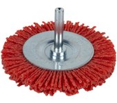 Cepillo Circular Cofan con Filamentos Abrasivos de Nylon | Diámetro de 6 Mm X 100 Mm | Pulir, Esmerilar, Eliminar óxido